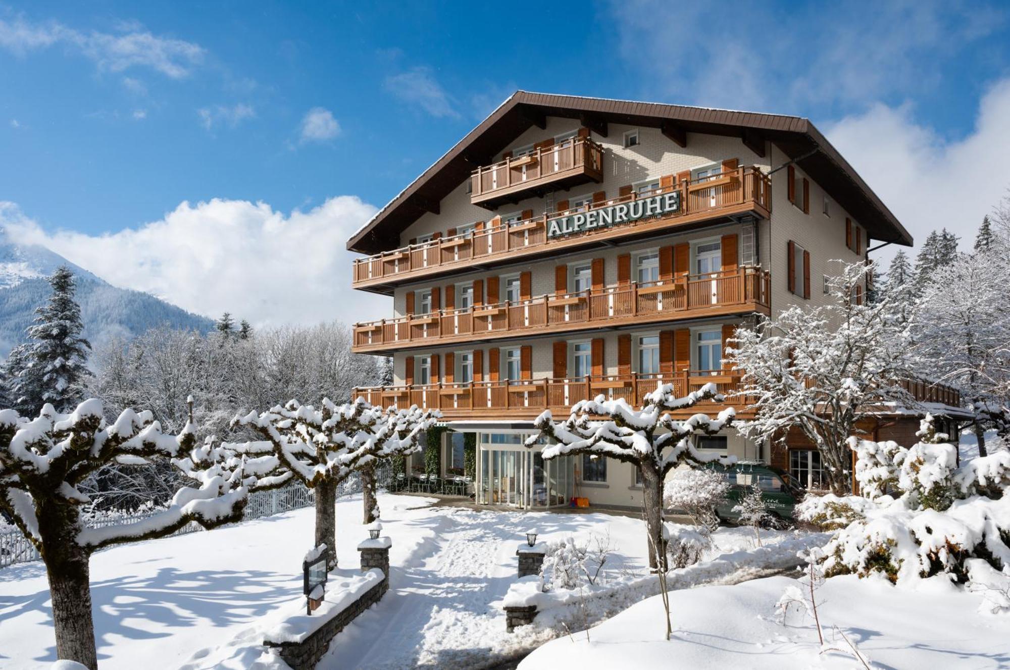 Hotel Alpenruhe - Vintage Design Hotel Wengen Eksteriør billede